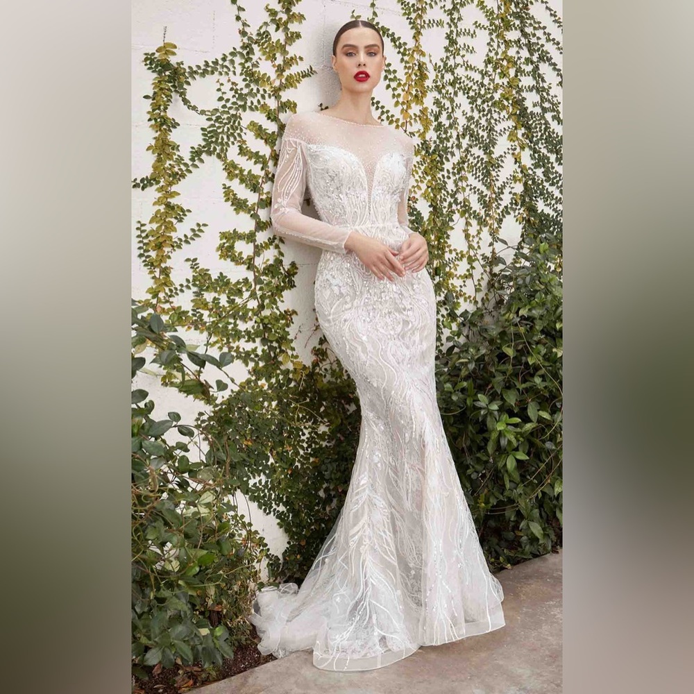 ANDREA & LEO COUTURE Rania Monarch Embellished Mermaid Wedding Gown